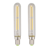 2Pcs LED Tube Bulb 4W E14 2300K Tubular Light Lamp Bulbs T20x120 220‑240V for Lighting - Front View