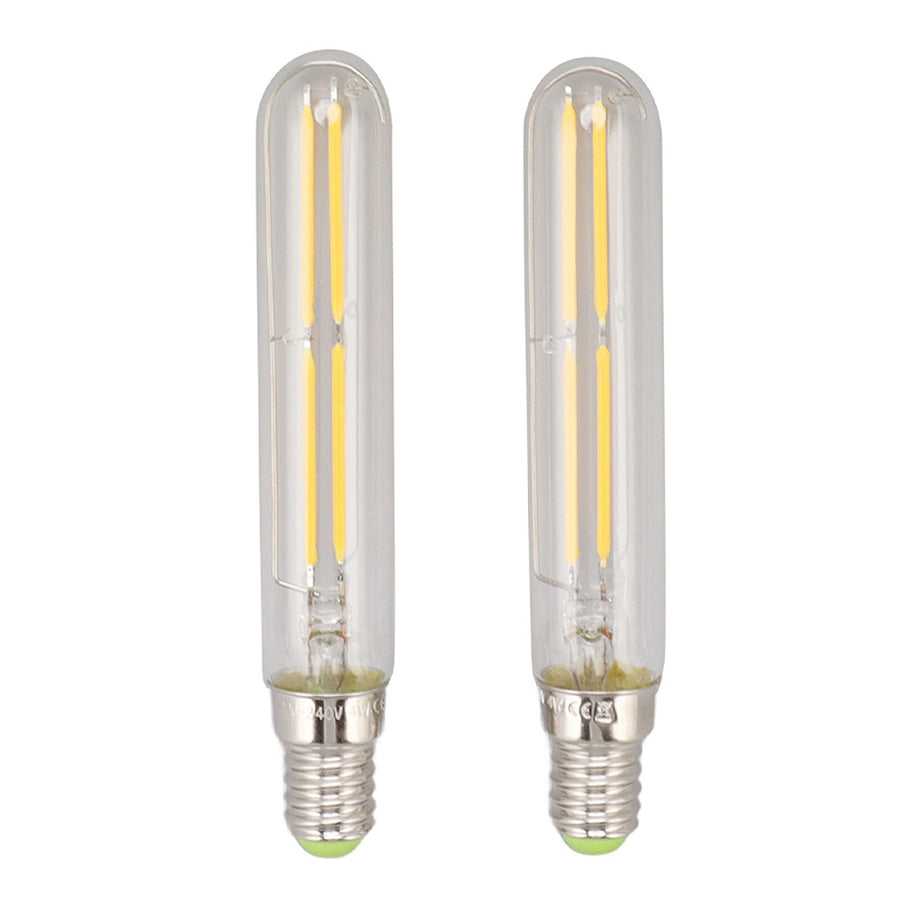 2Pcs LED Tube Bulb 4W E14 2300K Tubular Light Lamp Bulbs T20x120 220‑240V for Lighting