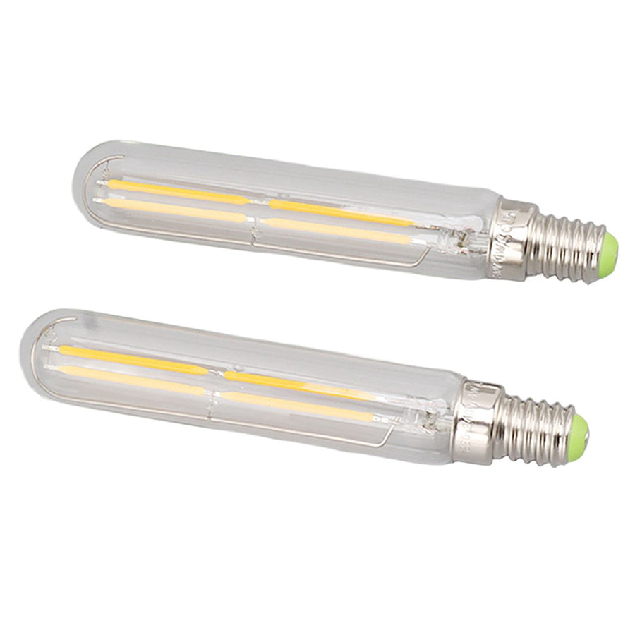 2Pcs LED Tube Bulb 4W E14 2300K Tubular Light Lamp Bulbs T20x120 220‑240V for Lighting