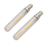 2Pcs LED Tube Bulb 4W E14 2300K Tubular Light Lamp Bulbs T20x120 220‑240V for Lighting - Rear View