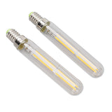 2Pcs LED Tube Bulb 4W E14 2300K Tubular Light Lamp Bulbs T20x120 220‑240V for Lighting - Low Angle