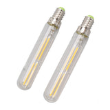 2Pcs LED Tube Bulb 4W E14 2300K Tubular Light Lamp Bulbs T20x120 220‑240V for Lighting