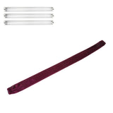 Chain Cover Dustproof Wire Flannelette Cloth 60cm Length 5cm Width with Zipper for Protection Purple