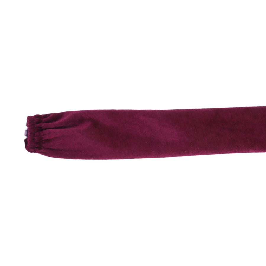 Chain Cover Dustproof Wire Flannelette Cloth 60cm Length 5cm Width with Zipper for Protection Purple