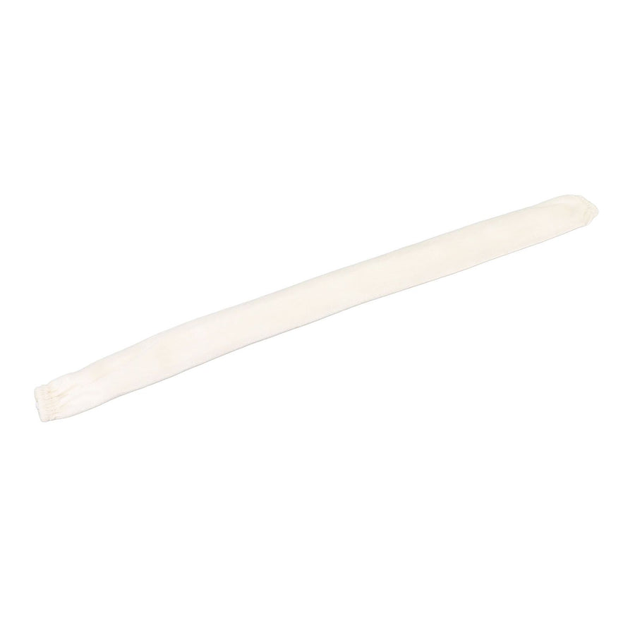 Chain Cover Dustproof Wire Flannelette Cloth 60cm Length 5cm Width with Zipper for Protection White