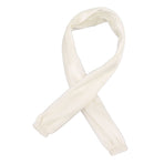 Chain Cover Dustproof Wire Flannelette Cloth 60cm Length 5cm Width with Zipper for Protection White