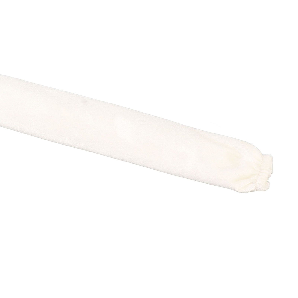 Chain Cover Dustproof Wire Flannelette Cloth 60cm Length 5cm Width with Zipper for Protection White