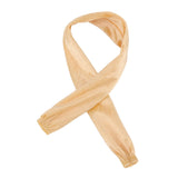 Chain Cover Dustproof Wire Flannelette Cloth 60cm Length 5cm Width with Zipper for Protection Beige - Rear View