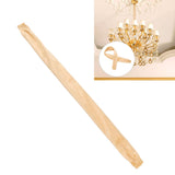 Chain Cover Dustproof Wire Flannelette Cloth 60cm Length 5cm Width with Zipper for Protection Beige