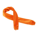Chain Cover Dustproof Wire Flannelette Cloth 60cm Length 5cm Width with Zipper for Protection Orange
