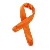 Chain Cover Dustproof Wire Flannelette Cloth 60cm Length 5cm Width with Zipper for Protection Orange