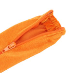 Chain Cover Dustproof Wire Flannelette Cloth 60cm Length 5cm Width with Zipper for Protection Orange - Extra Image