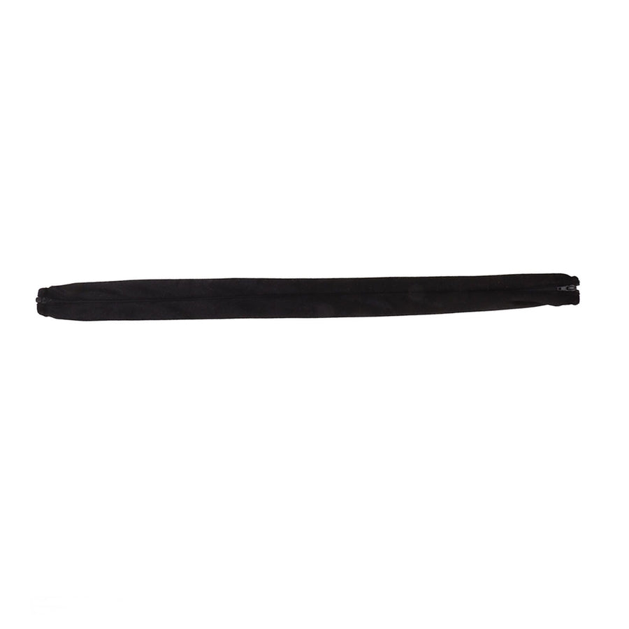 Chain Cover Dustproof Wire Flannelette Cloth 60cm Length 5cm Width with Zipper for Protection Black