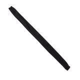 Chain Cover Dustproof Wire Flannelette Cloth 60cm Length 5cm Width with Zipper for Protection Black