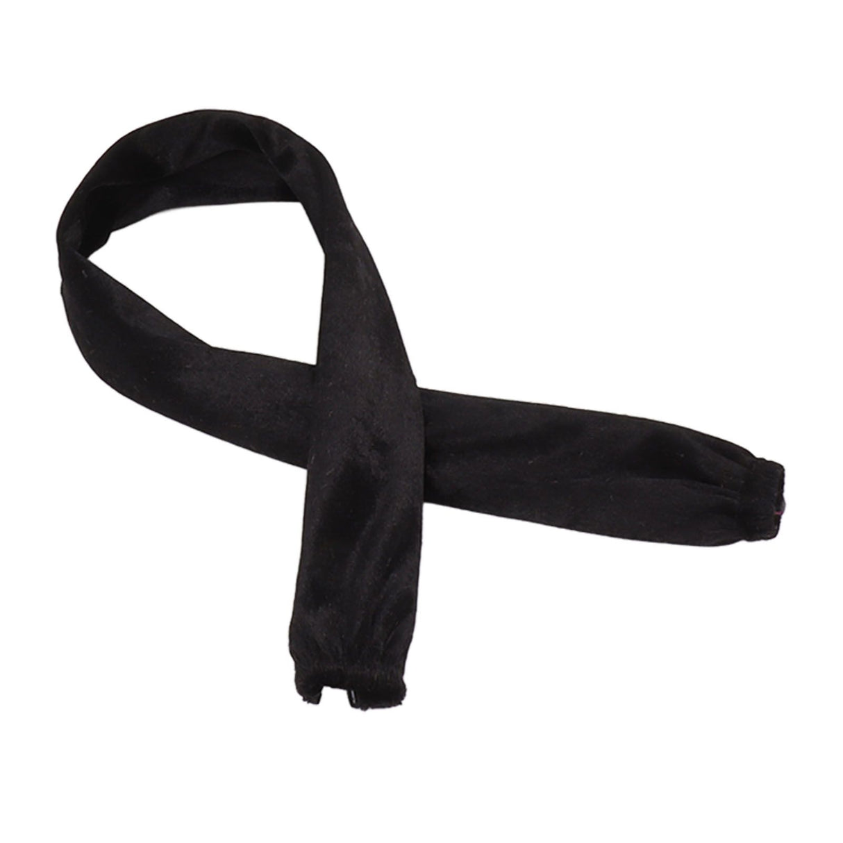 Chain Cover Dustproof Wire Flannelette Cloth 60cm Length 5cm Width with Zipper for Protection Black