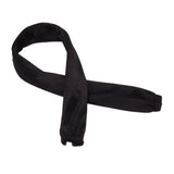 Chain Cover Dustproof Wire Flannelette Cloth 60cm Length 5cm Width with Zipper for Protection Black