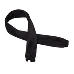 Chain Cover Dustproof Wire Flannelette Cloth 60cm Length 5cm Width with Zipper for Protection Black