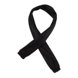 Chain Cover Dustproof Wire Flannelette Cloth 60cm Length 5cm Width with Zipper for Protection Black