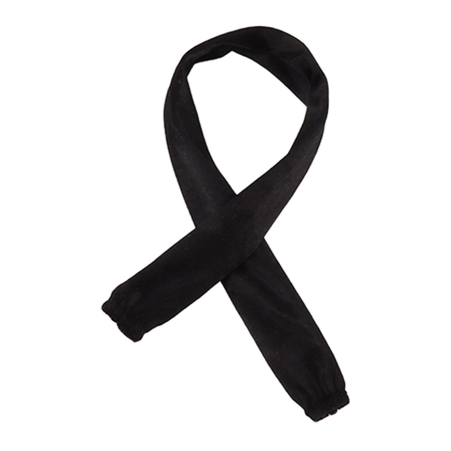 Chain Cover Dustproof Wire Flannelette Cloth 60cm Length 5cm Width with Zipper for Protection Black