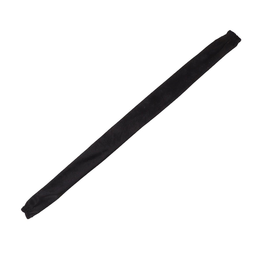 Chain Cover Dustproof Wire Flannelette Cloth 60cm Length 5cm Width with Zipper for Protection Black
