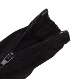Chain Cover Dustproof Wire Flannelette Cloth 60cm Length 5cm Width with Zipper for Protection Black