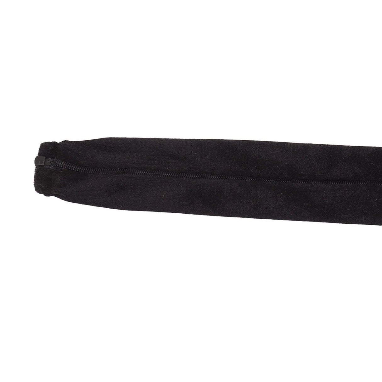 Chain Cover Dustproof Wire Flannelette Cloth 60cm Length 5cm Width with Zipper for Protection Black