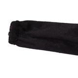Chain Cover Dustproof Wire Flannelette Cloth 60cm Length 5cm Width with Zipper for Protection Black