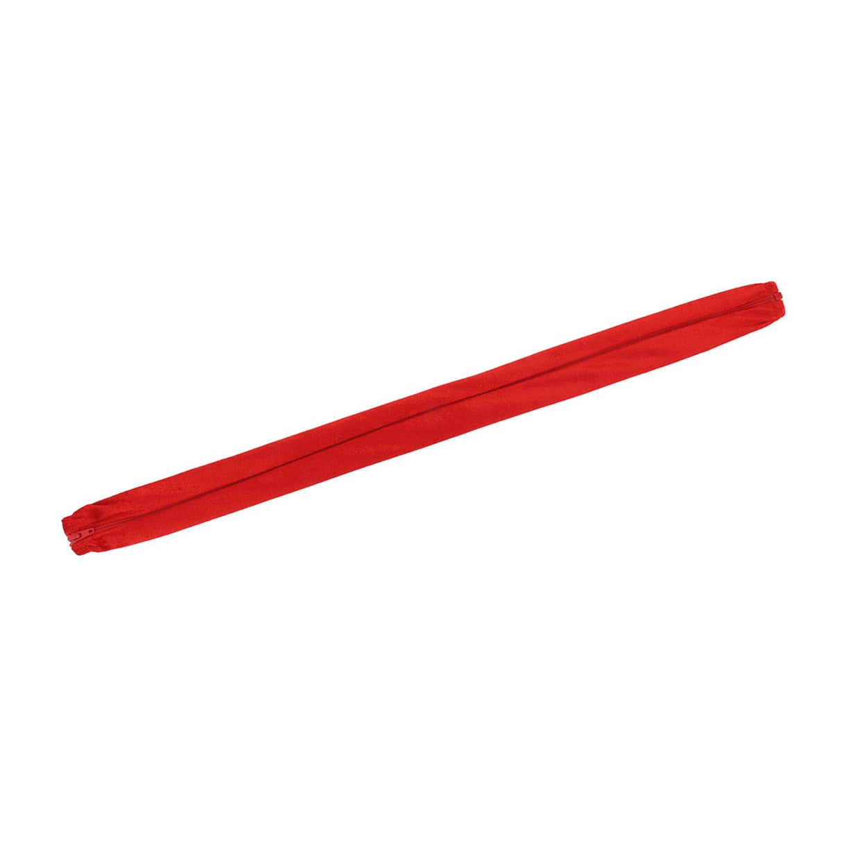 Chain Cover Dustproof Wire Flannelette Cloth 60cm Length 5cm Width with Zipper for Protection Red