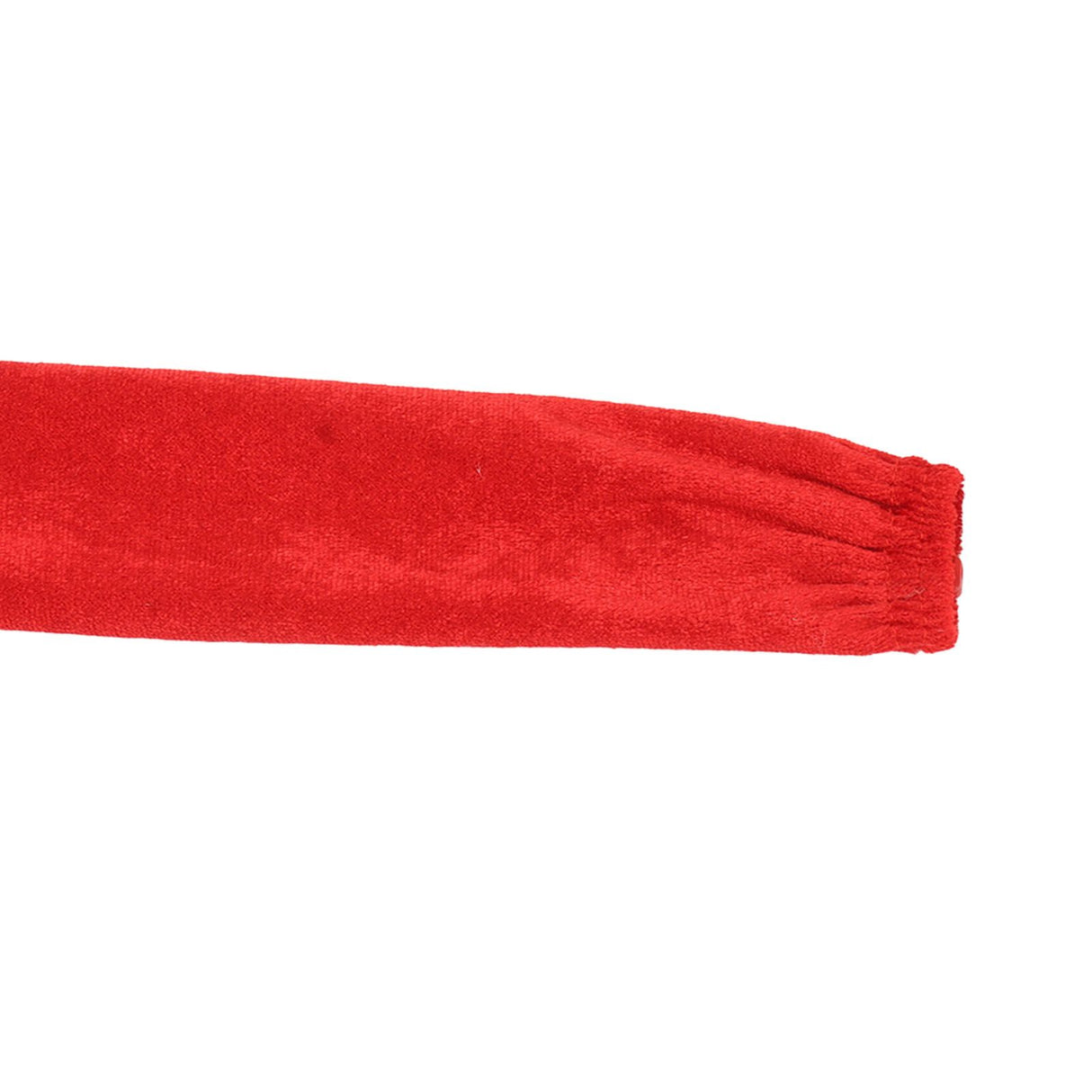 Chain Cover Dustproof Wire Flannelette Cloth 60cm Length 5cm Width with Zipper for Protection Red
