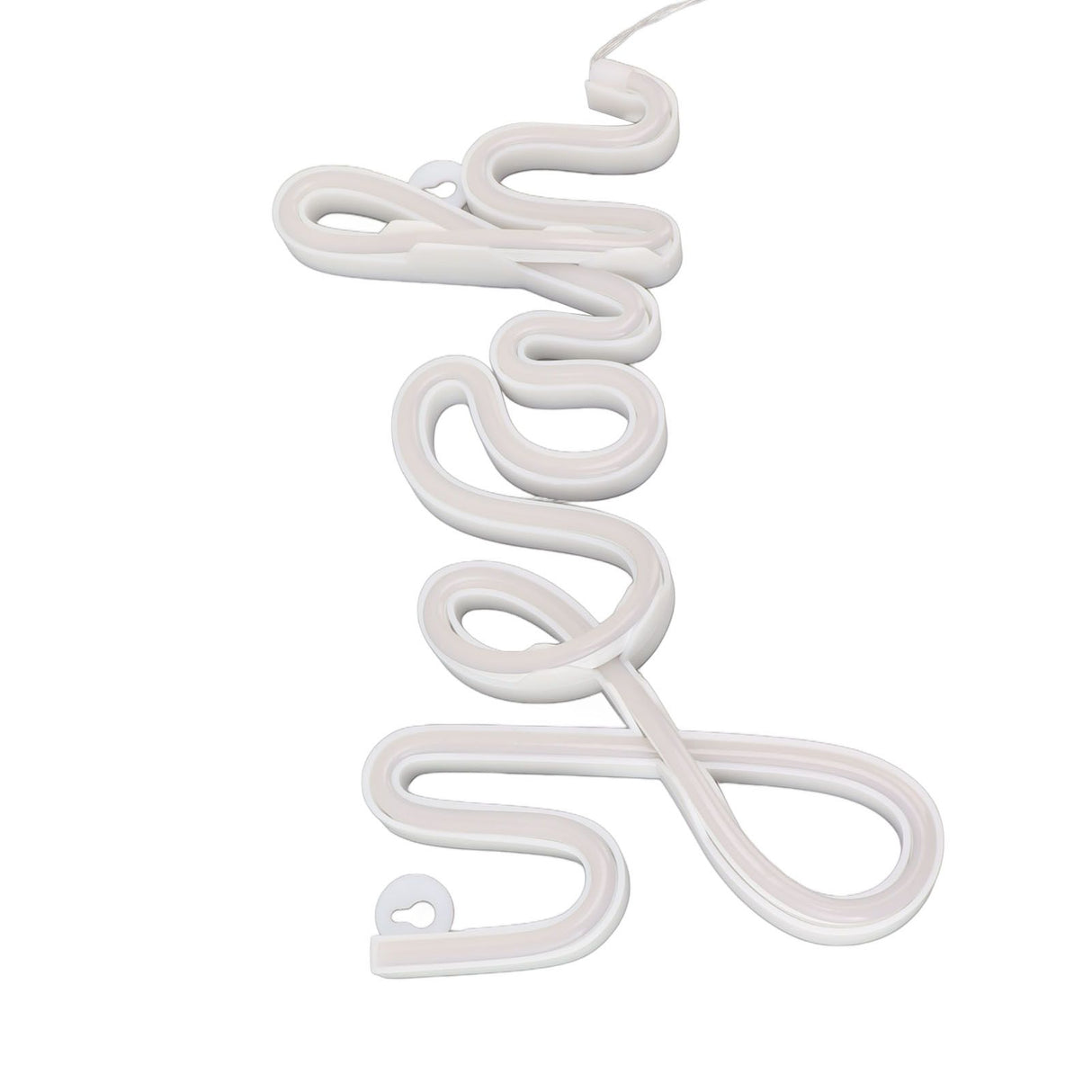 LED Neon Sign Yeah Shape Wall Decor Neon Night Light Uniform Soft Lighting LED Sign Warm White