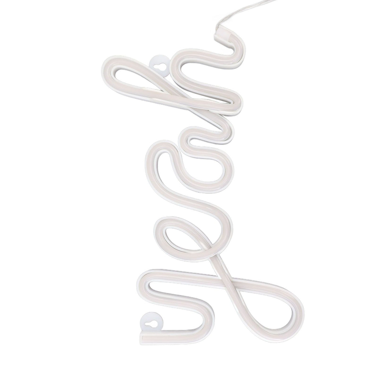 LED Neon Sign Yeah Shape Wall Decor Neon Night Light Uniform Soft Lighting LED Sign Warm White