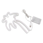 LED Neon Lamp Coconut Tree Wall Decorative Lamp USB Powered Night Light for Bedroom Toggle Switch