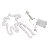 LED Neon Lamp Coconut Tree Wall Decorative Lamp USB Powered Night Light for Bedroom Toggle Switch - Side View