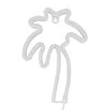 LED Neon Lamp Coconut Tree Wall Decorative Lamp USB Powered Night Light for Bedroom Toggle Switch