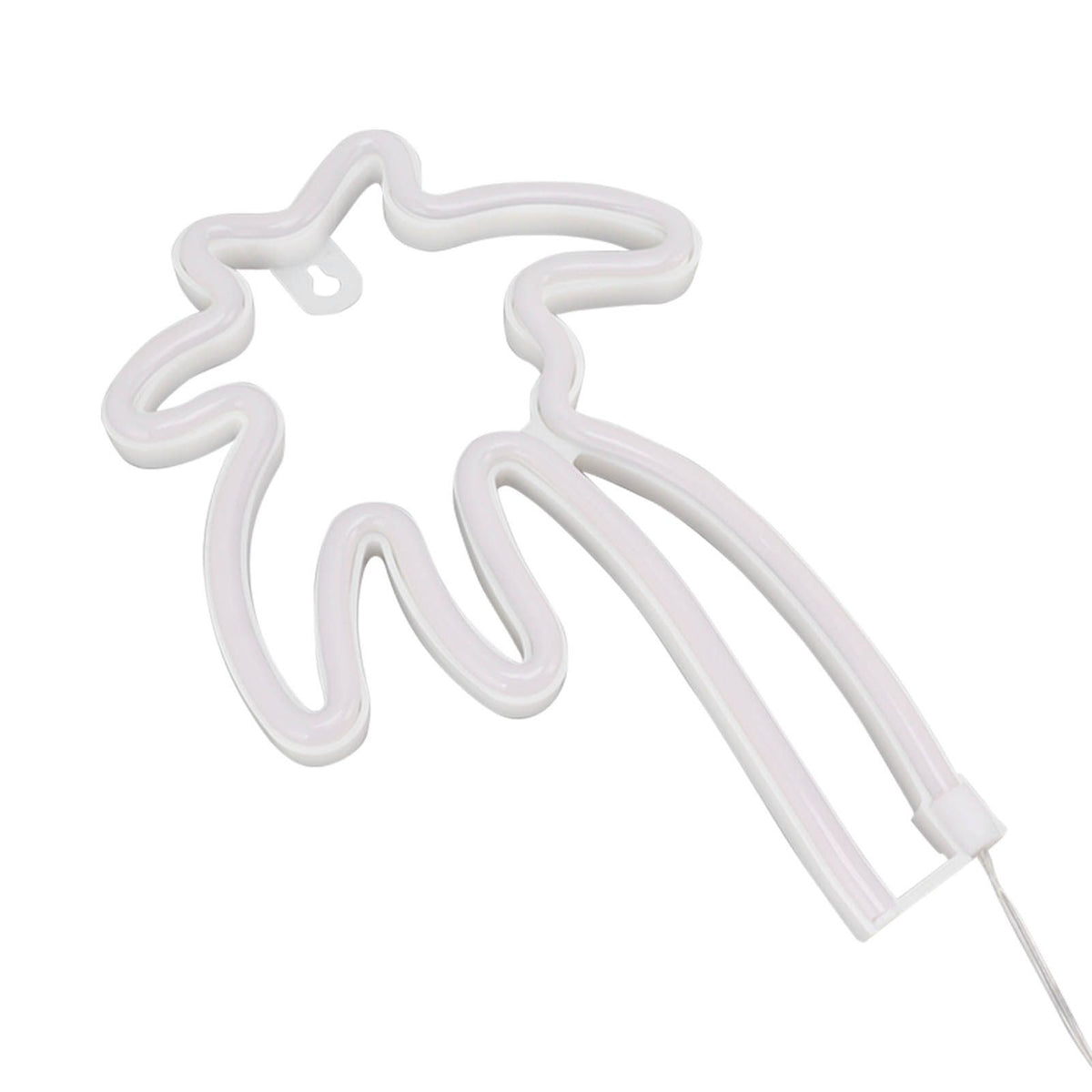LED Neon Lamp Coconut Tree Wall Decorative Lamp USB Powered Night Light for Bedroom Toggle Switch