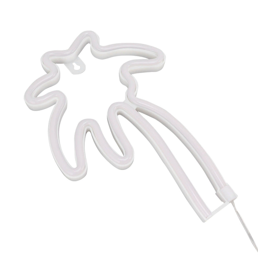 LED Neon Lamp Coconut Tree Wall Decorative Lamp USB Powered Night Light for Bedroom Toggle Switch