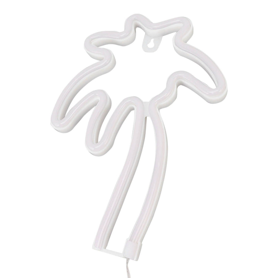 LED Neon Lamp Coconut Tree Wall Decorative Lamp USB Powered Night Light for Bedroom Toggle Switch