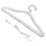 Coat Hanger LED Neon Sign Decorative Wall Hanging Sign for Room Bedroom Store Holiday Wall Decoration - Top-Down View