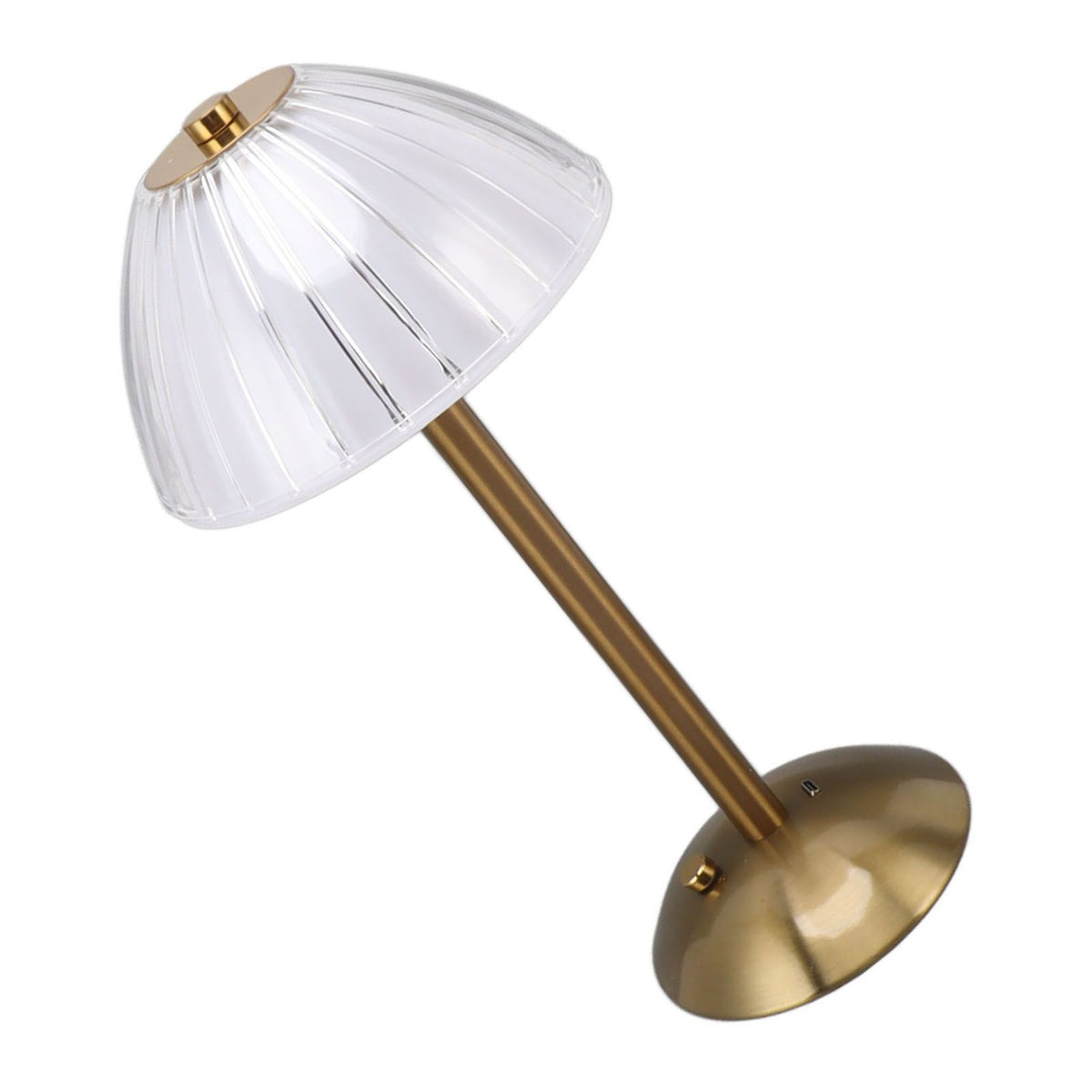 Industrial LED Table Lamp USB Rechargeable Rustic Desk Lamp Stepless Dimmmable Bedside Night Light for Restaurant Bar Coffee Shop
