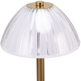 Industrial LED Table Lamp USB Rechargeable Rustic Desk Lamp Stepless Dimmmable Bedside Night Light for Restaurant Bar Coffee Shop