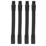 4 Pcs Gooseneck Lamp Hose Aluminium 10mm Caliber Flexible Table Desk Lamp Hose Lighting Fittings 12cm