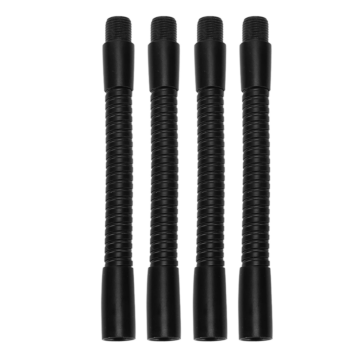 4 Pcs Gooseneck Lamp Hose Aluminium 10mm Caliber Flexible Table Desk Lamp Hose Lighting Fittings 12cm