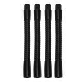 4 Pcs Gooseneck Lamp Hose Aluminium 10mm Caliber Flexible Table Desk Lamp Hose Lighting Fittings 12cm