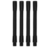 4 Pcs Gooseneck Lamp Hose Aluminium 10mm Caliber Flexible Table Desk Lamp Hose Lighting Fittings 12cm