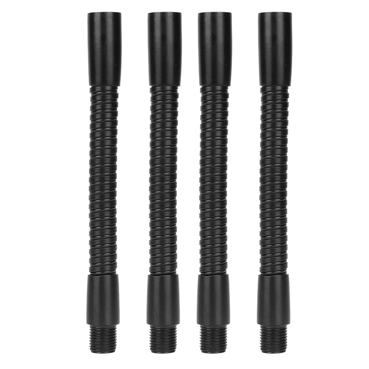 4 Pcs Gooseneck Lamp Hose Aluminium 10mm Caliber Flexible Table Desk Lamp Hose Lighting Fittings 12cm