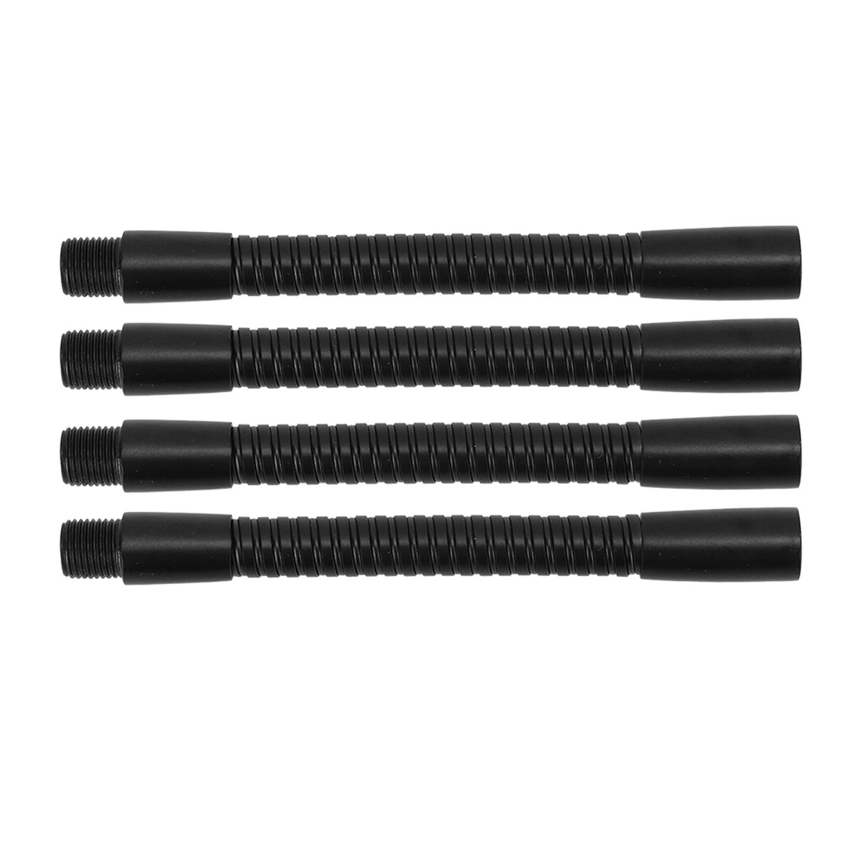 4 Pcs Gooseneck Lamp Hose Aluminium 10mm Caliber Flexible Table Desk Lamp Hose Lighting Fittings 12cm