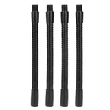 4 Pcs Gooseneck Lamp Hose Aluminium 10mm Caliber Flexible Table Desk Lamp Hose Lighting Fittings 15cm