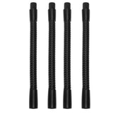 4 Pcs Gooseneck Lamp Hose Aluminium 10mm Caliber Flexible Table Desk Lamp Hose Lighting Fittings 15cm - Front View