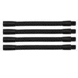 4 Pcs Gooseneck Lamp Hose Aluminium 10mm Caliber Flexible Table Desk Lamp Hose Lighting Fittings 15cm