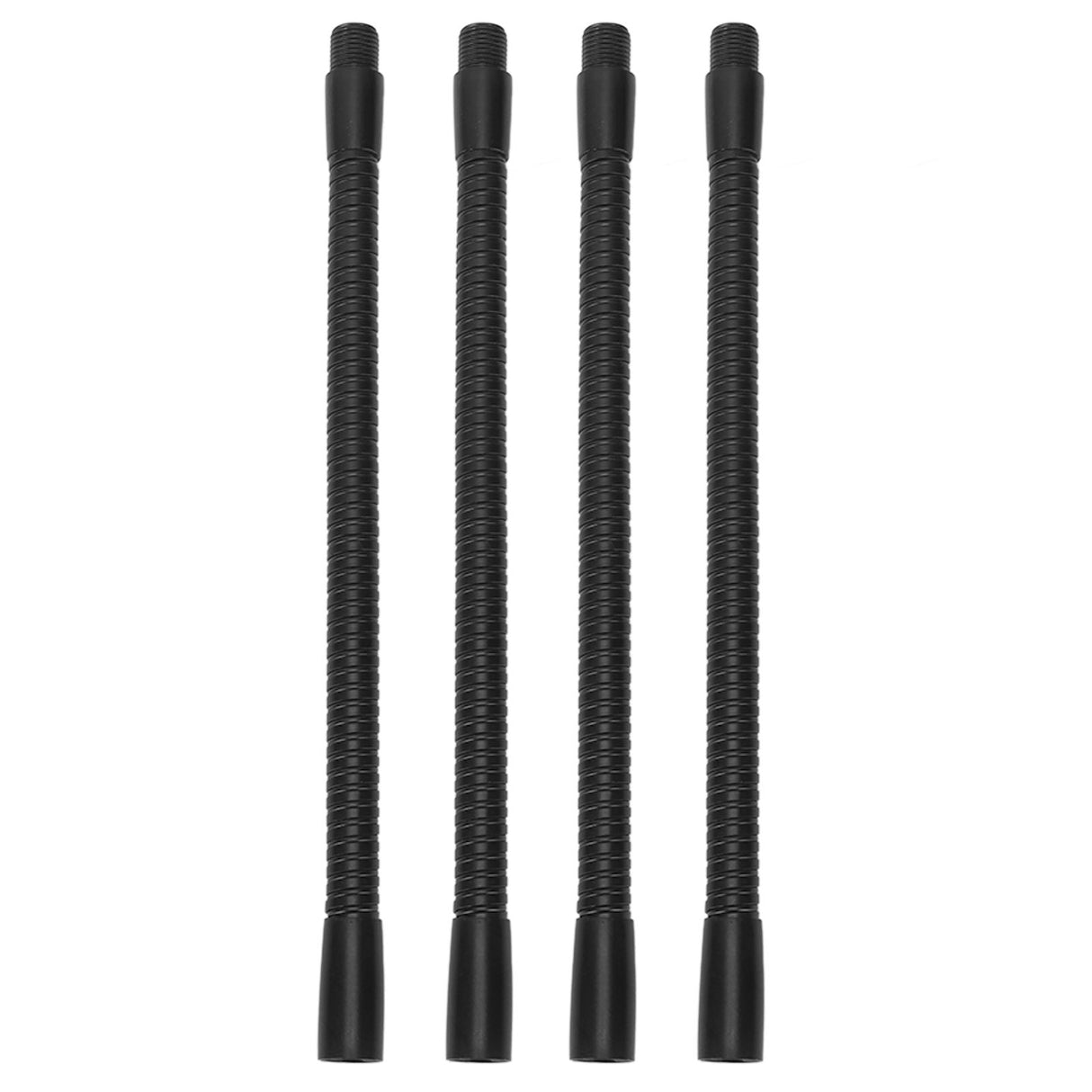 4 Pcs Gooseneck Lamp Hose Aluminium 10mm Caliber Flexible Table Desk Lamp Hose Lighting Fittings 20cm